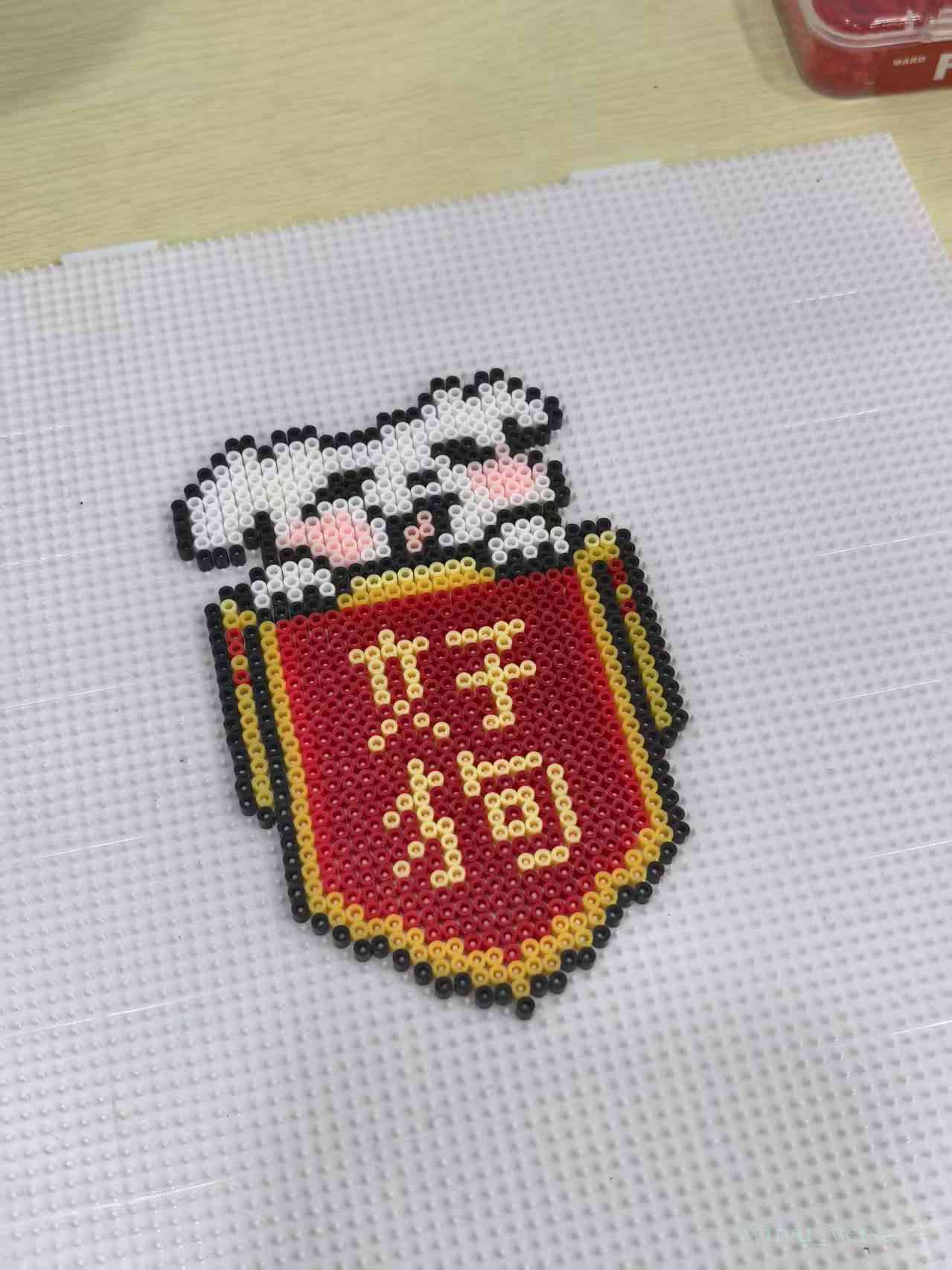 第一次拼豆
